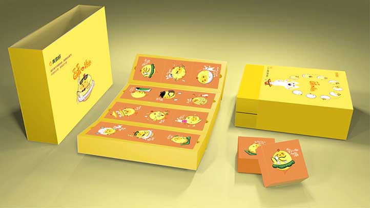 蛋黃酥產品包裝設計-食品包裝設計-集團旗下品牌